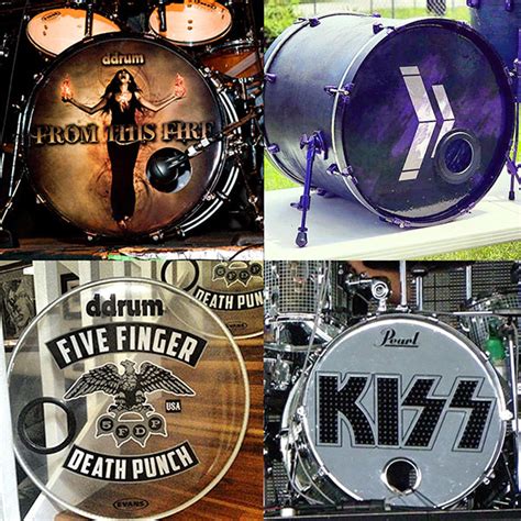 Custom Kick Drum Covers - Ace High Printing