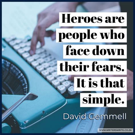 Quotable – David Gemmell - Writers Write