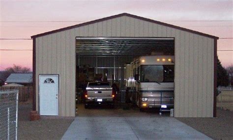 Metal RV Garage : Lots of Extra Space