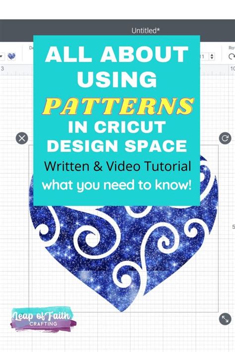 Cricut Pattern Fill and How to Upload Patterns to Cricut Design Space ...