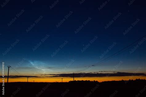 Noctilucent clouds. A comparatively rare atmospheric phenomenon ...