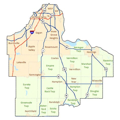 Dakota County Maps