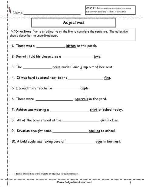 and fill-in-the-blanks type of test for Grade 3 students in English ...