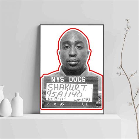 Tupac Mugshot Poster - Poster Art Design