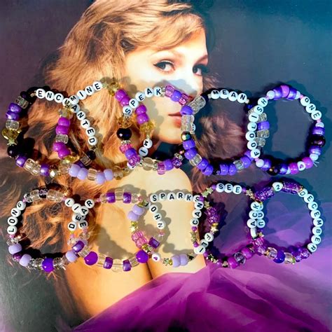 Taylor Swift Speak Now, Taylor Swift Style, Jewelry Bracelet Charms, Bracelet Set, Aesthetic ...
