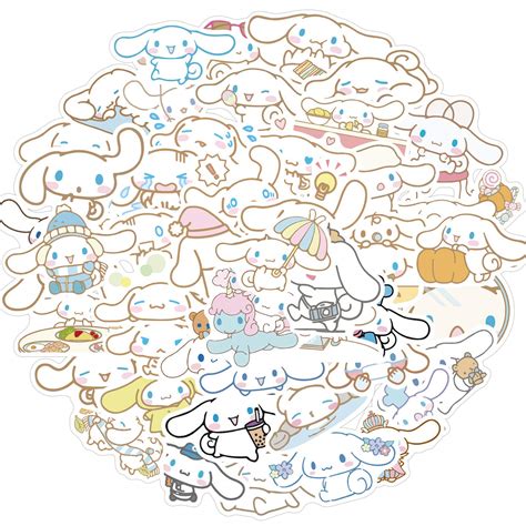 Buy 50PCS Cinnamoroll Stickers for Laptop Water Bottle Luggage Snowboard Bicycle Skateboard ...