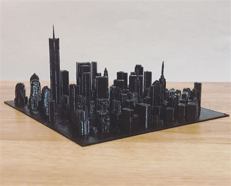 STL file New York City - Manhattan - Model for 3D Print・3D printing design to download・Cults