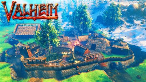 NEW - VALHEIM Building ULTIMATE BASE & Village Fortress | Ep. 26 | Valheim Gameplay - YouTube