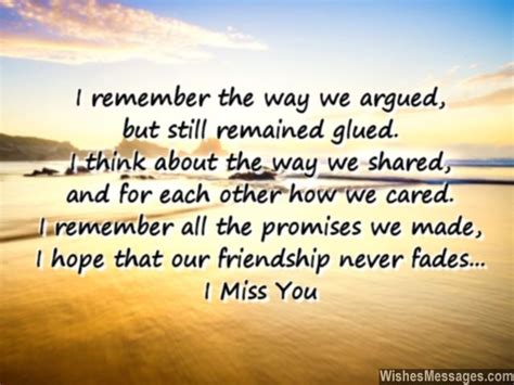 I Miss You Messages for Friends: Missing You Quotes – WishesMessages.com