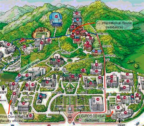 Korea University Campus Maps