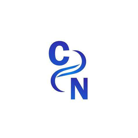 Cn blue logo design for your company 11433193 Vector Art at Vecteezy