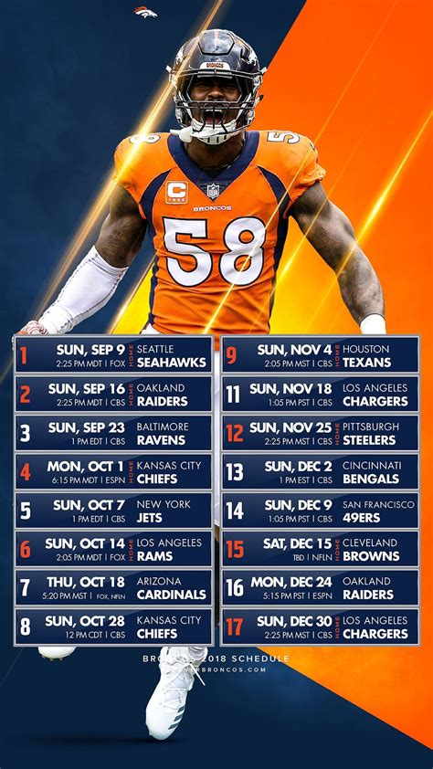 Denver Broncos on Twitter: "You need this in your life, #BroncosCountry 📲 #ScheduleRelease2018…