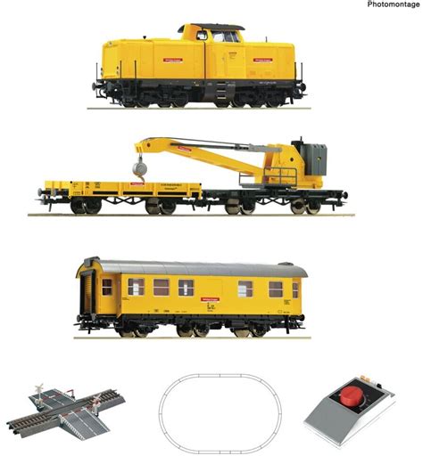 Roco Analog Start Set: Diesellokomotive BR 212 mit Kranzug, DB AG (5100002) ab 169,99 ...