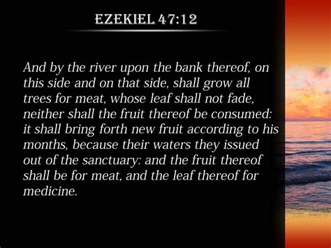 Ezekiel 47 12 Their Fruit Will Serve Powerpoint Church Sermon | PowerPoint Templates Designs ...