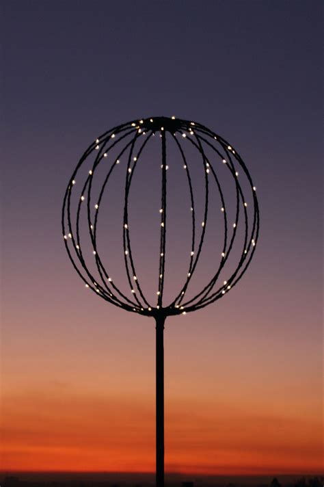 Solar Sphere Garden Light - Etsy