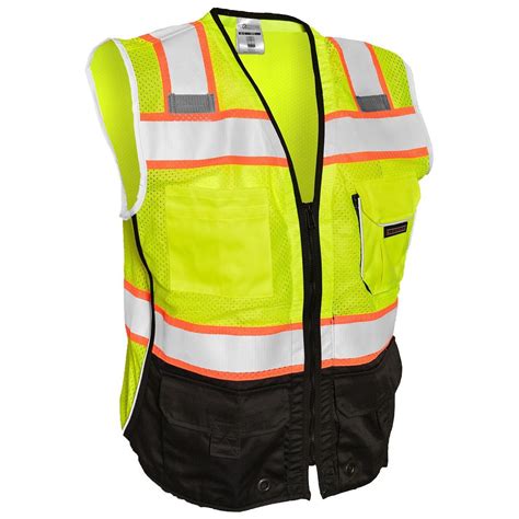 Class 3 Safety Vest Black - ML Kishigo FM410 Flame Resistant Black Series Hi ... / 100% ...