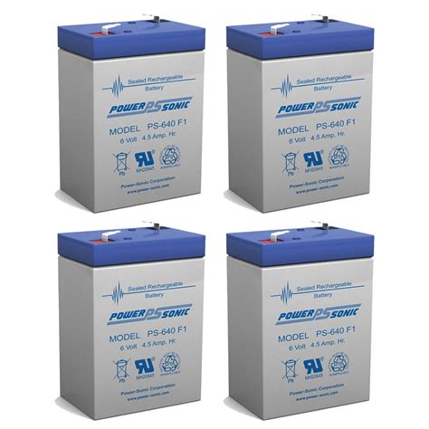 6V 4.5Ah UPS Battery for CSB CP640 - 6 Pack