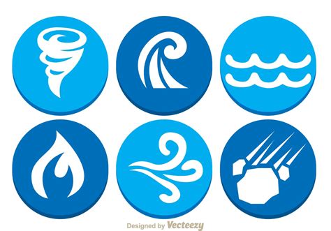 Natural Disaster Circle Icons - Download Free Vector Art, Stock ...