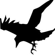 Raven Silhouette clip art Free Vector Download | FreeImages