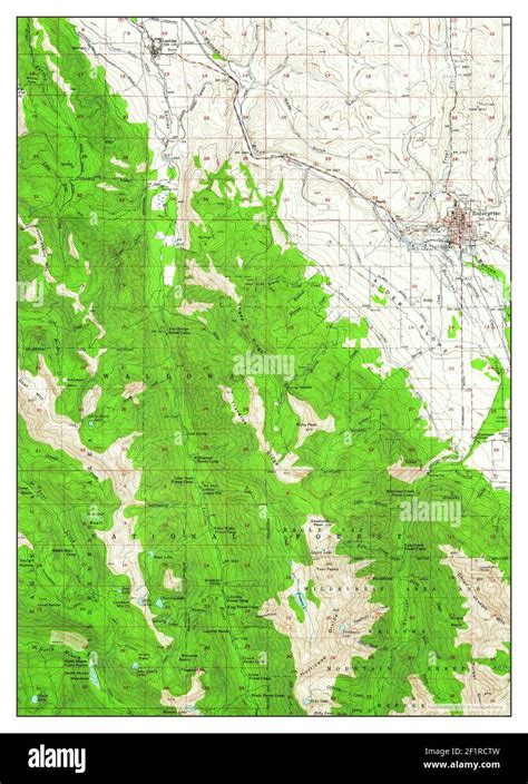 Map of enterprise oregon Cut Out Stock Images & Pictures - Alamy