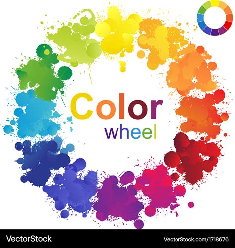 Color wheel Royalty Free Vector Image - VectorStock