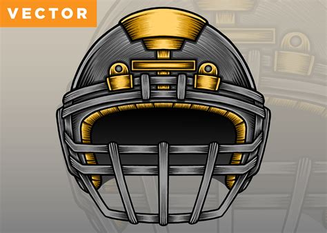 American Football Helmet Vector Graphic by WODEXZ · Creative Fabrica