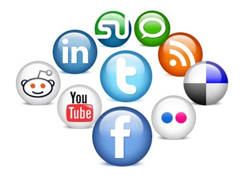 Social Media Icons Circle - Clip Art Library