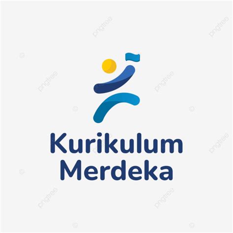 Logo Resmi Kurikulum Merdeka Belajar Mengajar Desain Horizontal Vektor, Kurikulum Mandiri, Studi ...