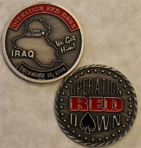 Operation RED DAWN Saddam Hussein Ace of Spades Iraqi Dictator Capture – Rolyat Military ...