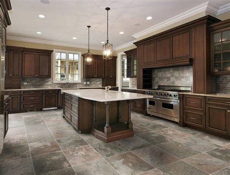 20 Kitchen Design Ideas With Stone Floors - Housely