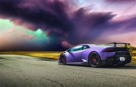 Wallpaper road, storm, Lamborghini, hurricane, Lamborghini, Huracan, hurakan images for desktop ...