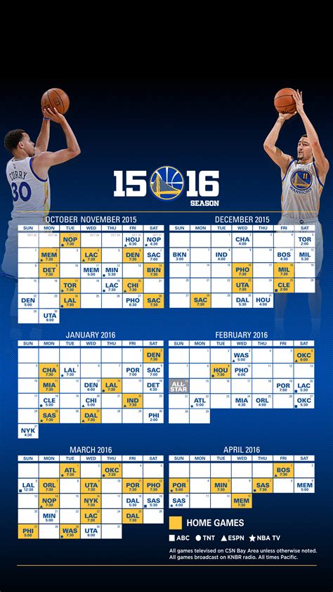 NBA Champion Golden State Warriors Announce Schedule for Upcoming Campaign | Golden State Warriors