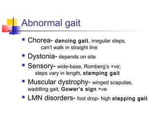 Gait disorders | PPT