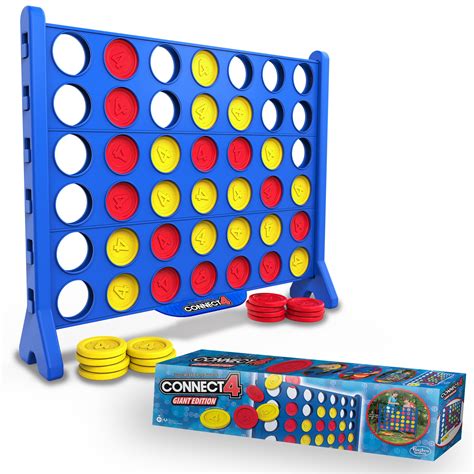 Giant Connect 4: Hasbro's Original Connect4 Game Super-Sized - 46.5 ...