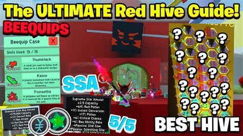 The ULTIMATE Red Hive Guide! | Bee Swarm Simulator 🐝 - YouTube