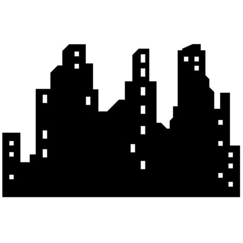 City Skyline (Silhouette) Medium Cardboard Cutout / Standee - Cutouts and Collectables