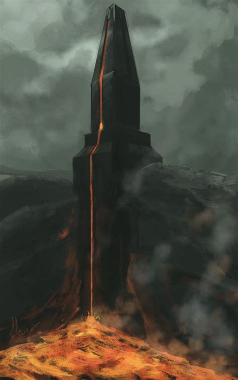 Star Wars Rebels: Vaders Castle / fortress on Mustafar