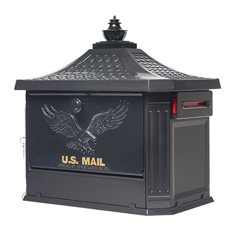 Gibraltar Mailboxes Hamilton Premium, Large, Locking, Aluminum, Post ...