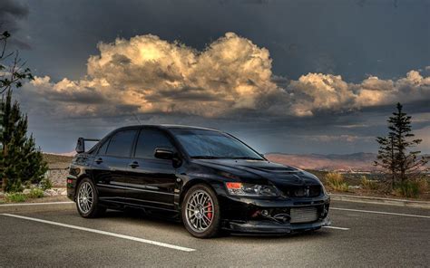 Mitsubishi Evolution 8 Black Wallpapers HD - Wallpaper Cave