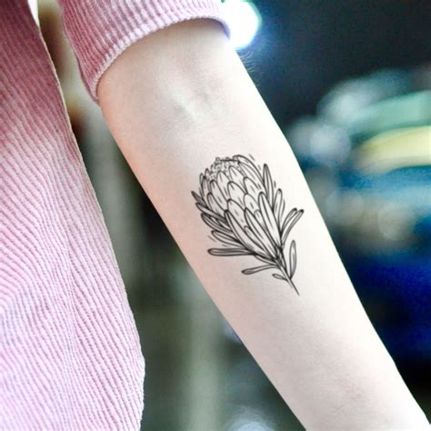 Protea Flower Tattoo