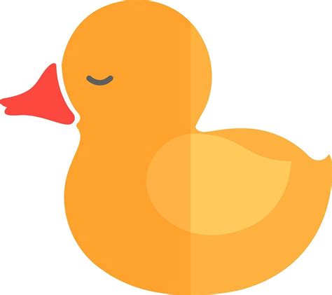 Yellow duck, illustration, vector on white background. 13515748 Vector ...