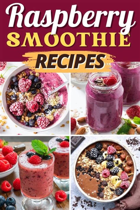 10 Easy Raspberry Smoothie Recipes We Adore - Insanely Good