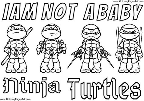 Baby ninja turtles coloring pages | Ninja turtle coloring pages, Turtle coloring pages, Ninja ...