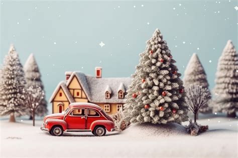 Christmas tree car vehicle. | Premium Photo - rawpixel