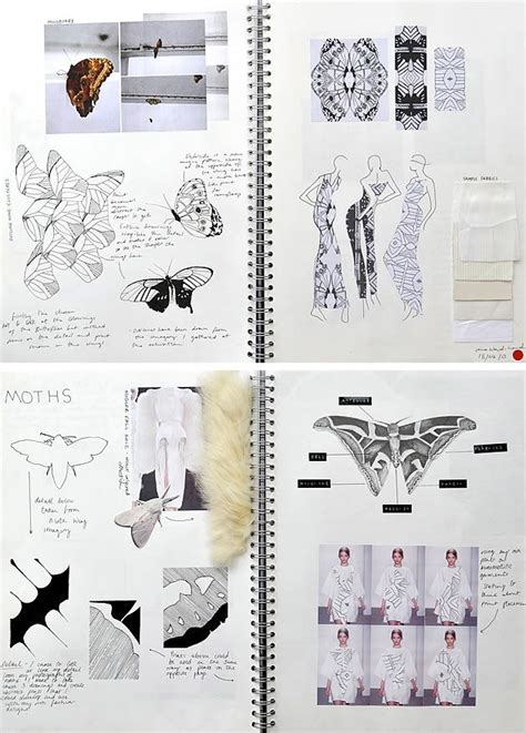 Textiles and Fashion Design Sketchbooks – 18 Inspirational Examples | Fashion design books ...