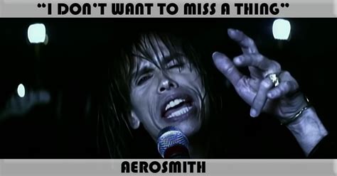 "I Don't Want To Miss A Thing" Song by Aerosmith | Music Charts Archive