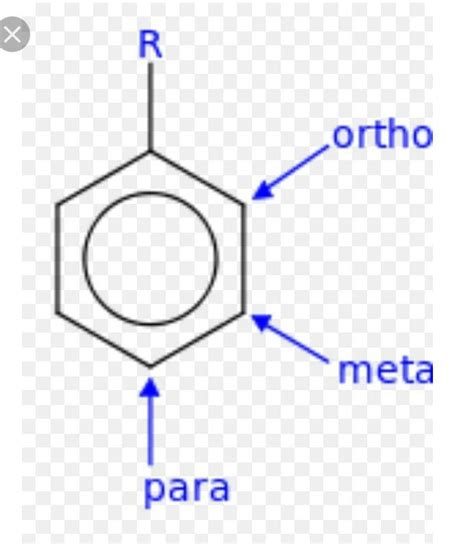 The Terms Ortho Meta and Paraare Used to Describe