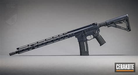 Custom AR Build Cerakoted using SOCOM Blue | Cerakote