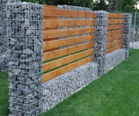 20+ Marvelous Stone Fence Design Ideas for Front Yard #designerjewelry ...