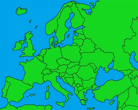 Europe Map Without Borders Game - Best Map of Middle Earth